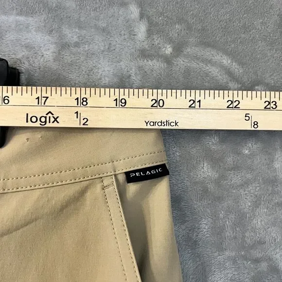 Pelagic Men’s Khaki Fishing Shorts Performance Outdoor Size 38 NEW - Picture 7 of 8